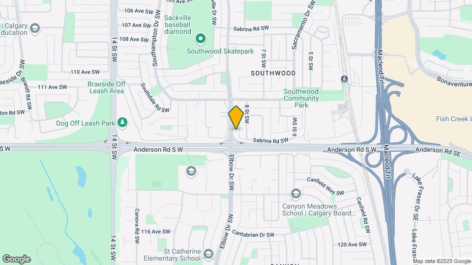 11444 Elbow Dr SW Map and Location Details