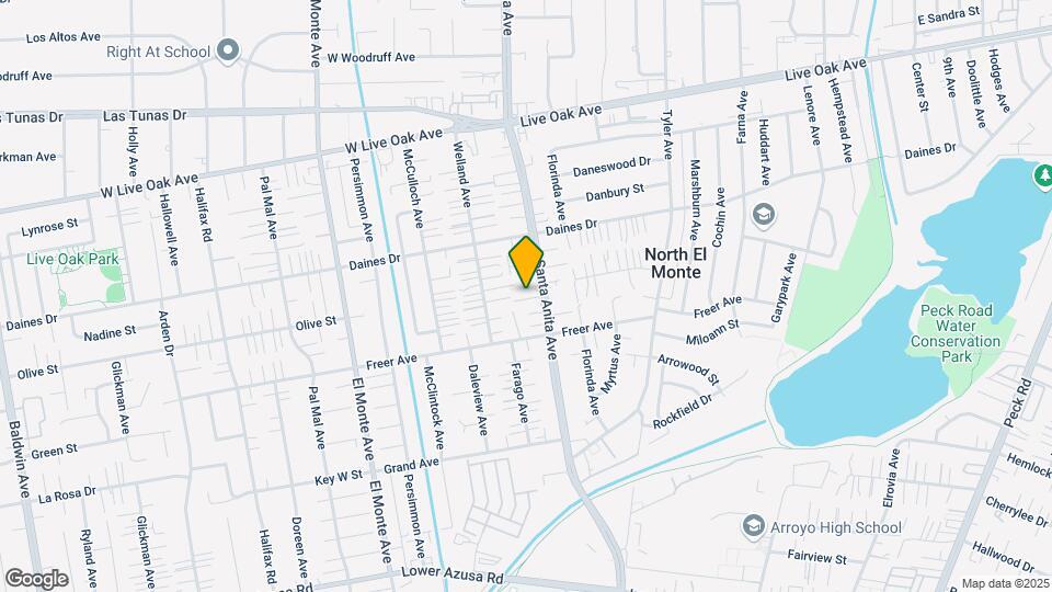 5345 Santa Anita Ave Map and Location Details