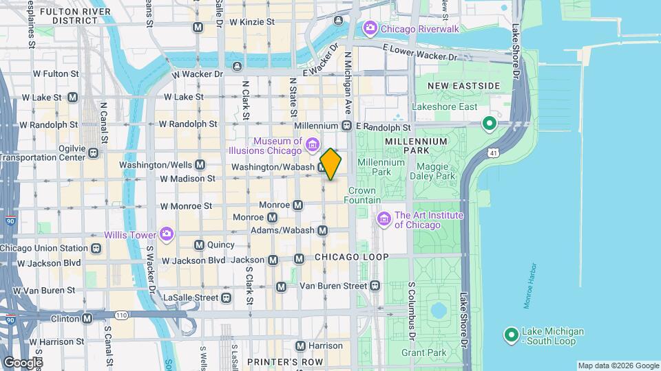 19 S Wabash Ave Map and Location Details