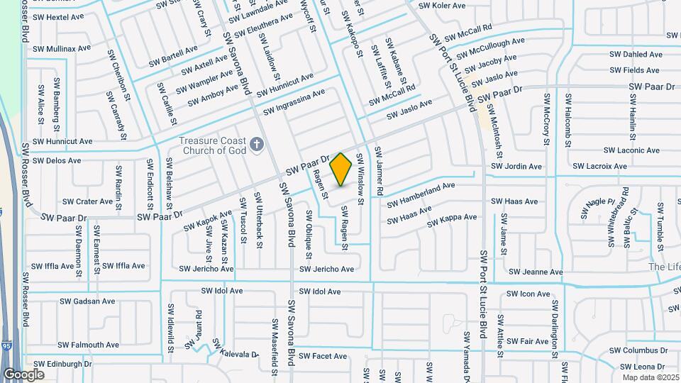 1058 SW Locke Ave Map and Location Details