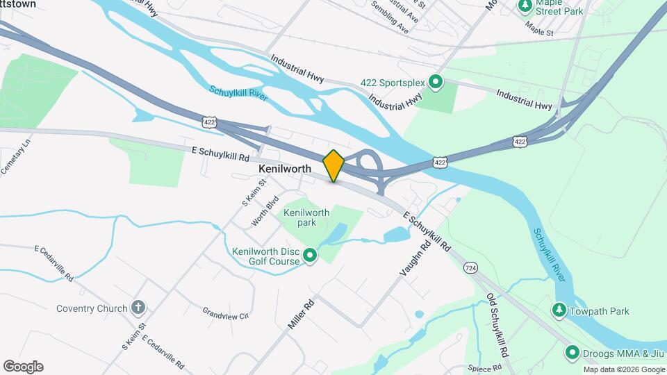 1164 E Schuylkill Rd Map and Location Details