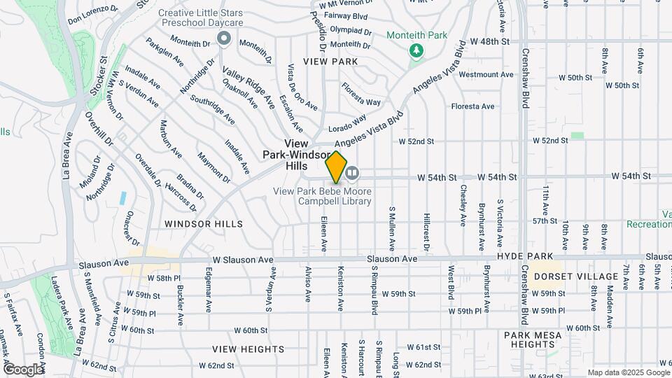 5419 Keniston Ave Map and Location Details