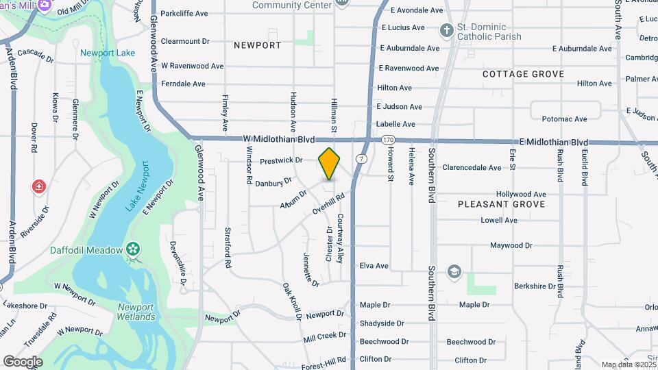 4100 Hillman Way Map and Location Details
