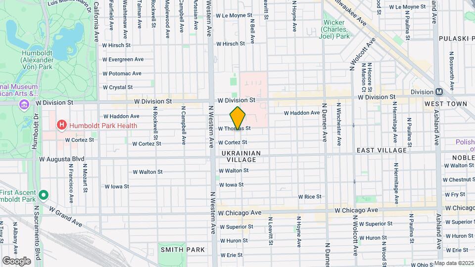 1048 N Oakley Blvd Map and Location Details