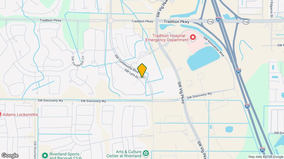 11861 SW Lyra Dr. Map and Location Details