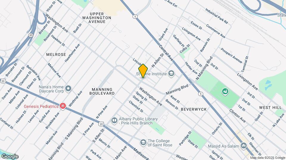 153 N Allen St Map and Location Details