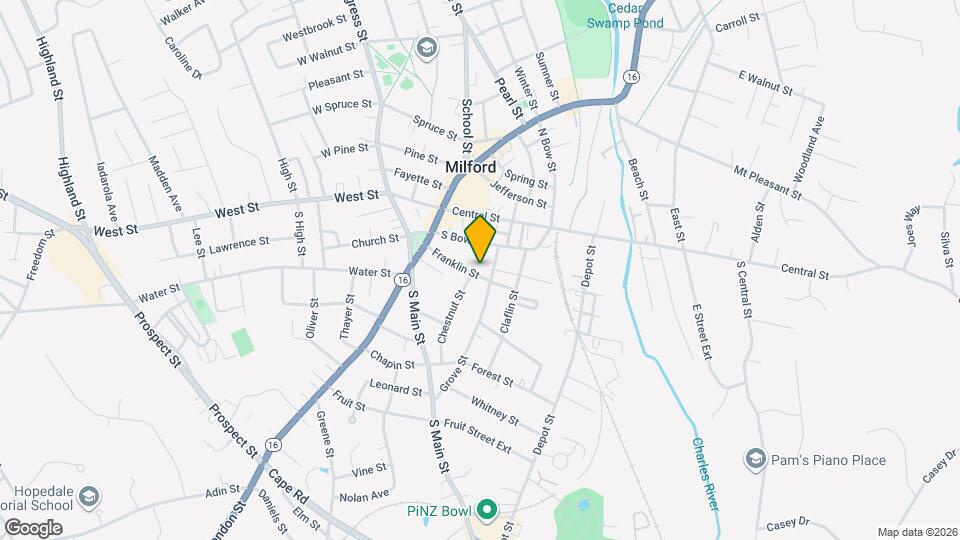 34 Franklin St, Unit Two Map and Location Details