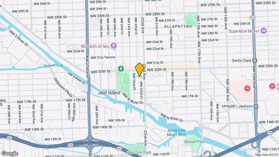 1920 NW 22nd Ct Map and Location Details