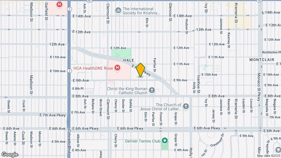 900 Eudora St Map and Location Details