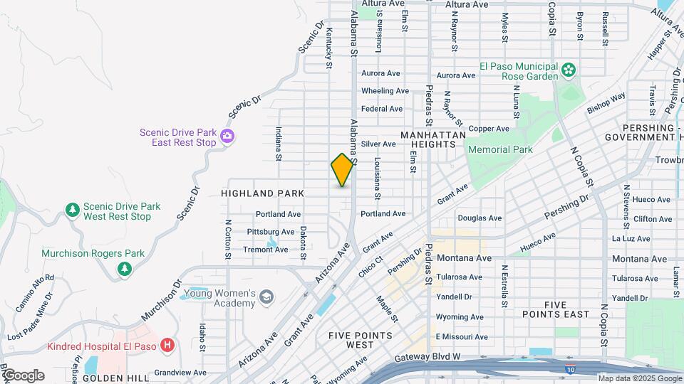2517 San Jose Ave Map and Location Details