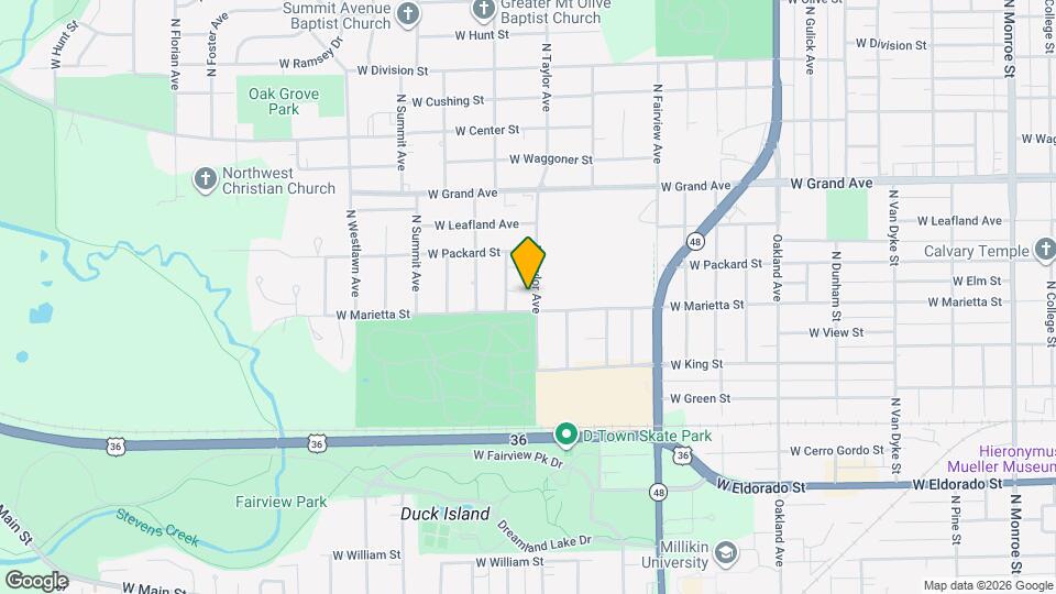 1017 N Taylor Ave Mapa y Detalles de la Ubicación