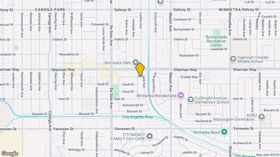 7118 Irondale Ave Map and Location Details