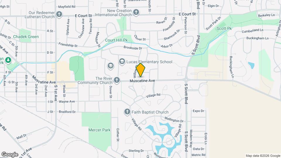 3062 Muscatine Ave Map and Location Details