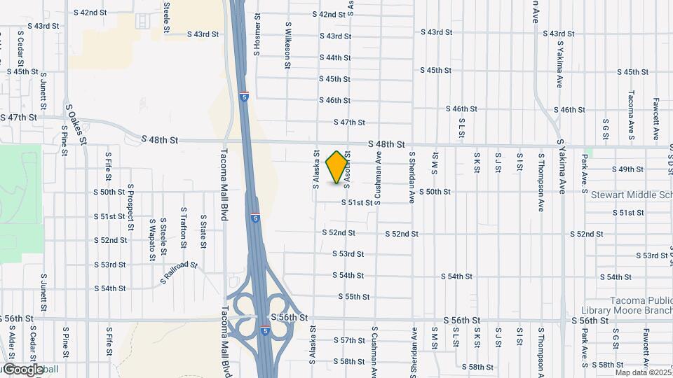 1660 S 50th St Map and Location Details
