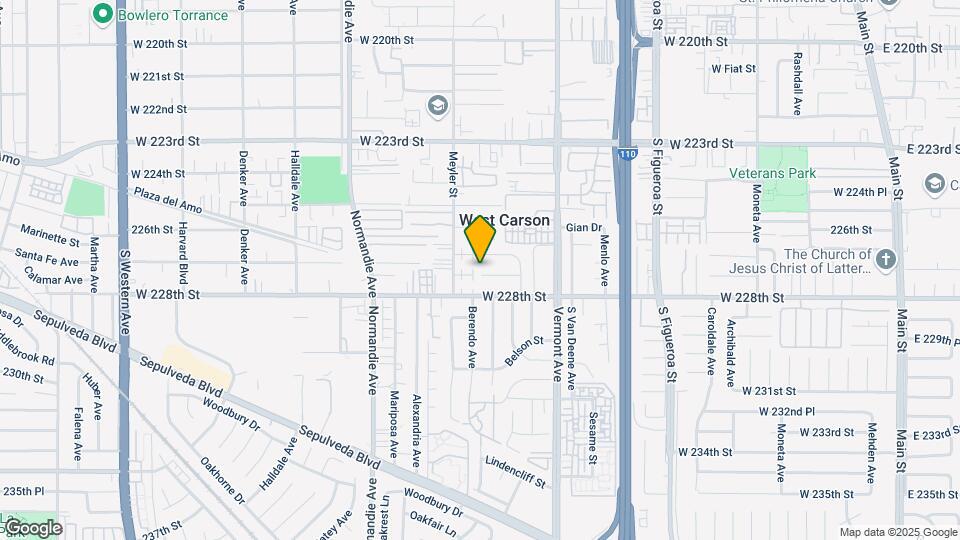 1051 W 227th St Map and Location Details
