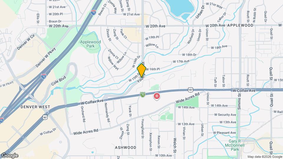 1568 Youngfield St Map and Location Details