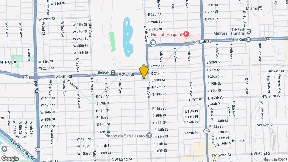 369 E 20th St Map and Location Details