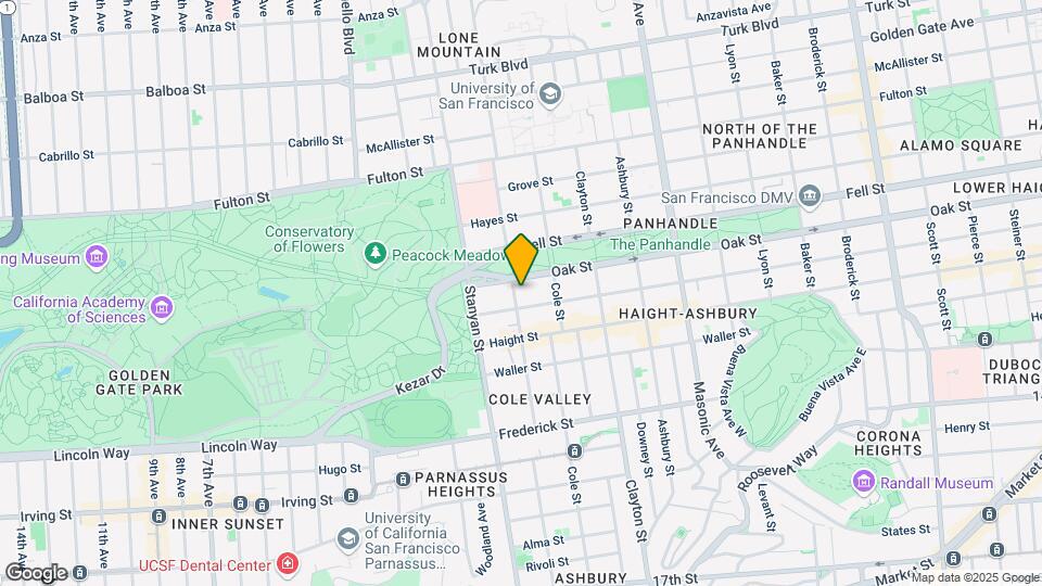 412 Shrader St Mapa y Detalles de la Ubicación