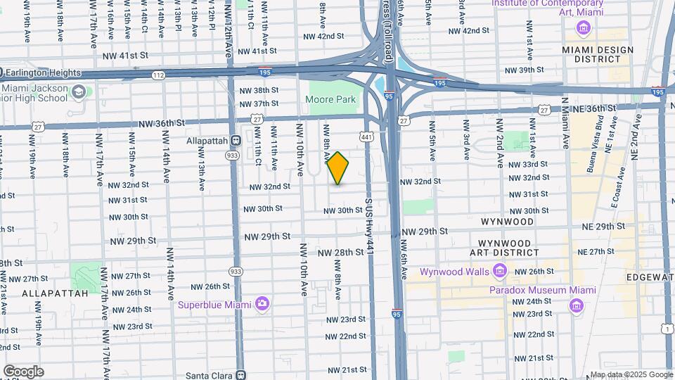 768 NW 32nd St Map and Location Details