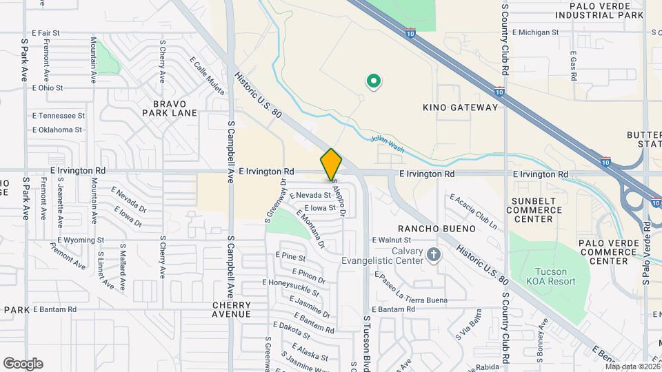 2312 E Highland Dr Map and Location Details