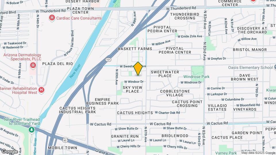 8777 W Aster Dr Map and Location Details