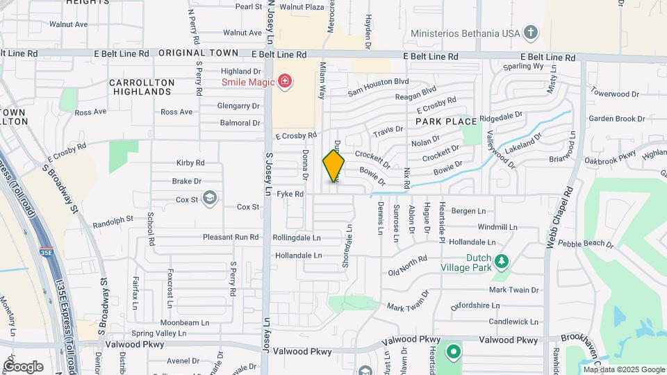 1710 Duncan Way Map and Location Details