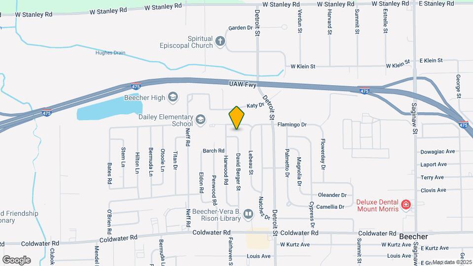 6232 David Berger St Map and Location Details