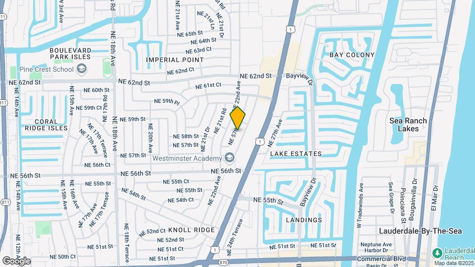 5810 NE 22nd Ter Mapa y Detalles de la Ubicación