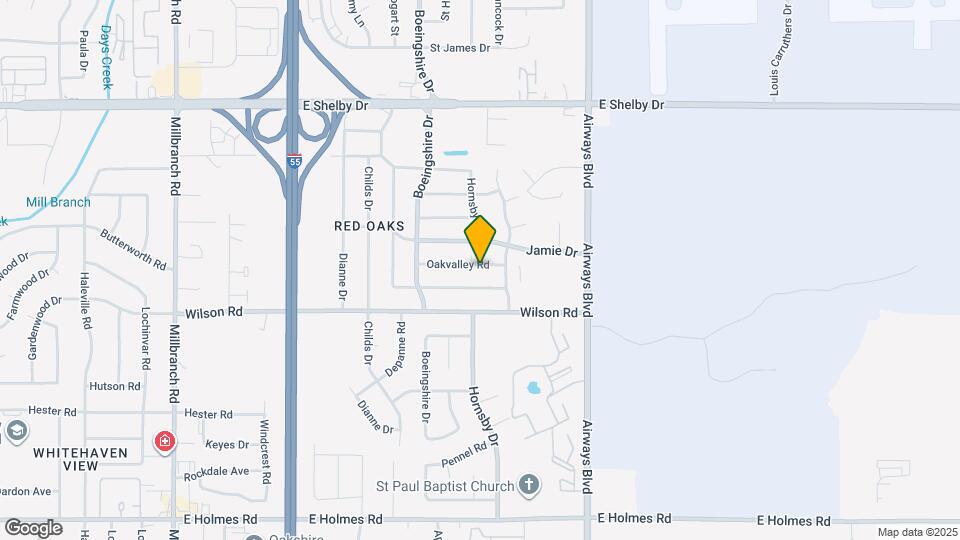 2077 Oakvalley Rd Map and Location Details