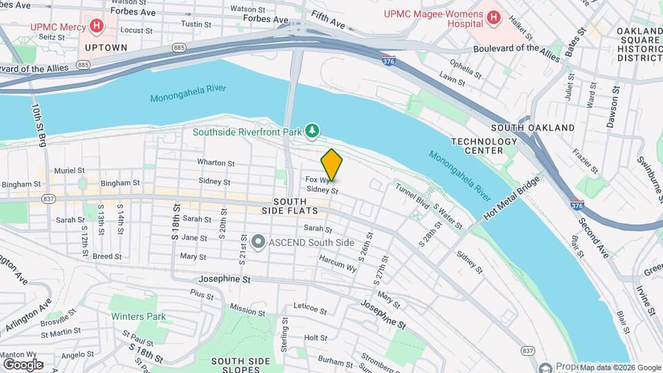 80 S 24th St Map and Location Details