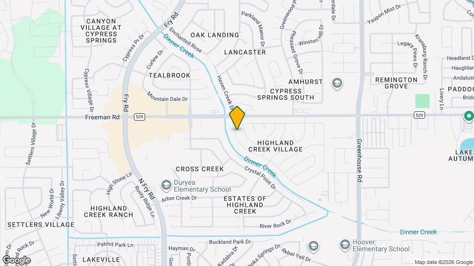 6930 Haven Creek Dr Map and Location Details