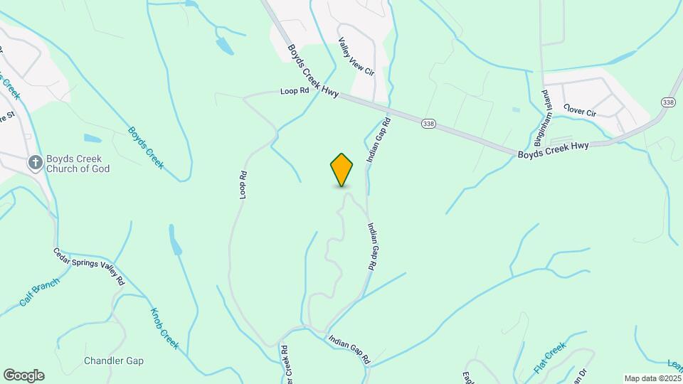 1143 Indian Gap Cir Map and Location Details