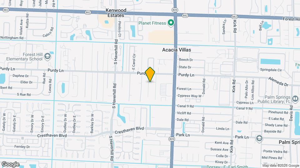 2338 Sunset Dr Mapa y Detalles de la Ubicación