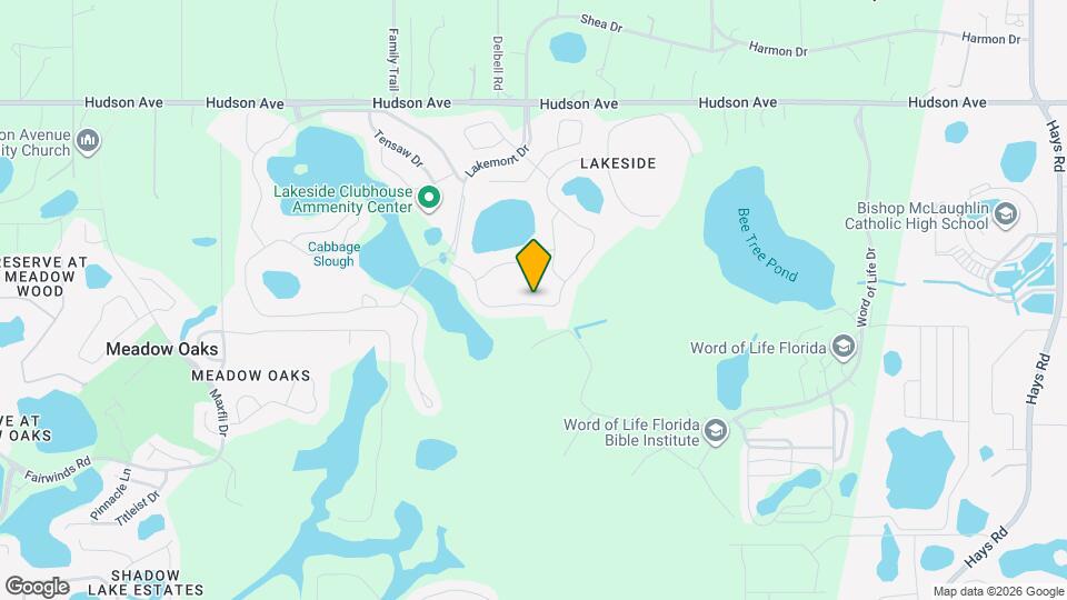 13407 Crest Lake Dr Map and Location Details