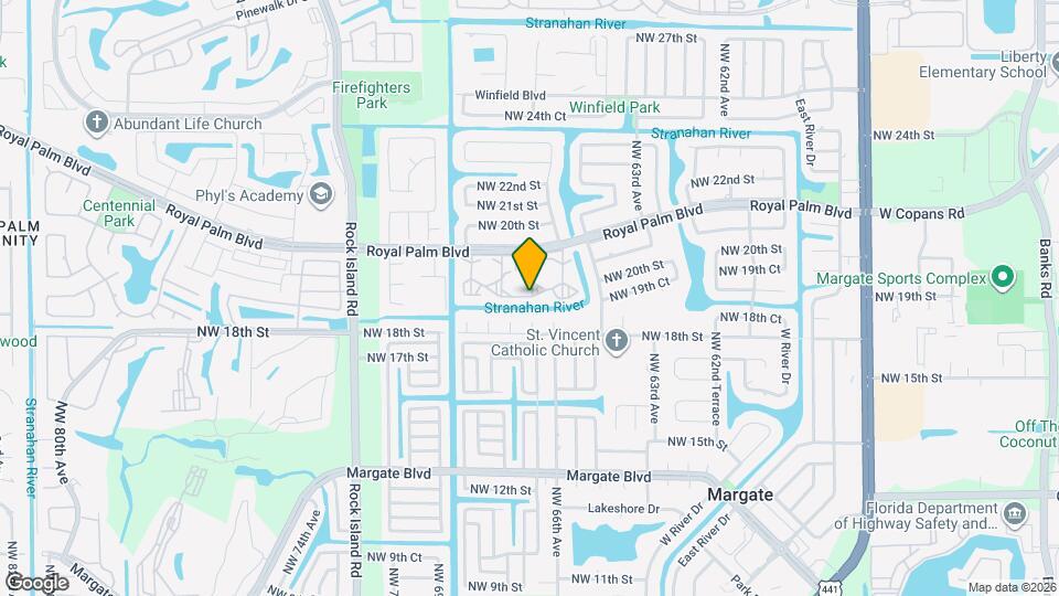 6670 Royal Palm Blvd Map and Location Details