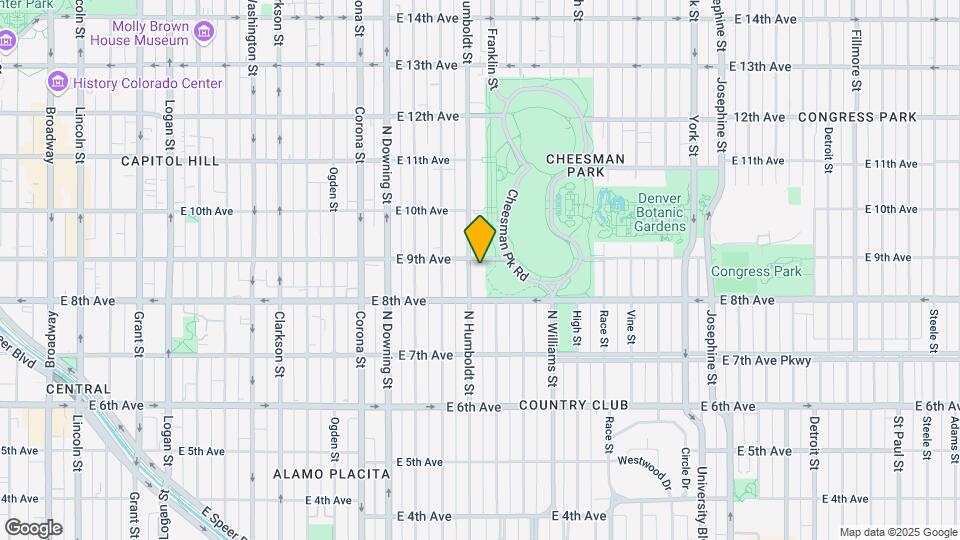 850 Humboldt St Map and Location Details