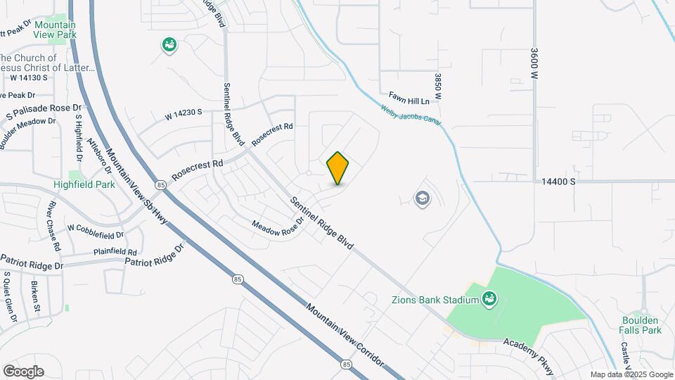 4127 W Miner View Ln Map and Location Details