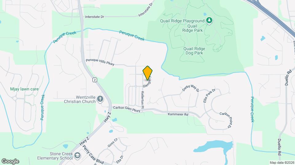 4001 Glengarry Dr Map and Location Details