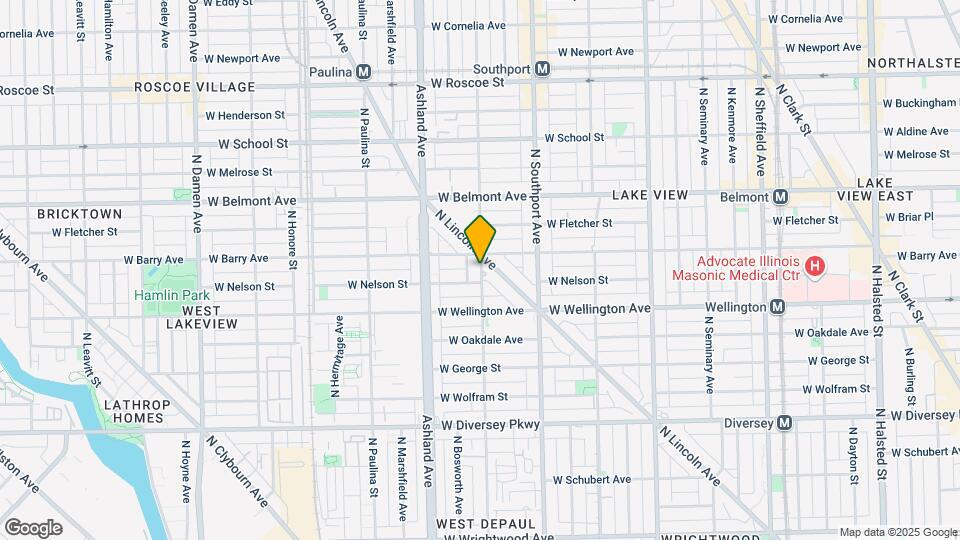 3056 N Greenview Ave Map and Location Details