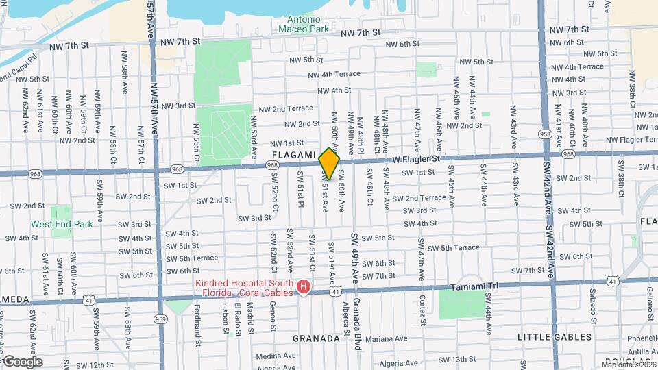 121 SW 51st Ave Map and Location Details