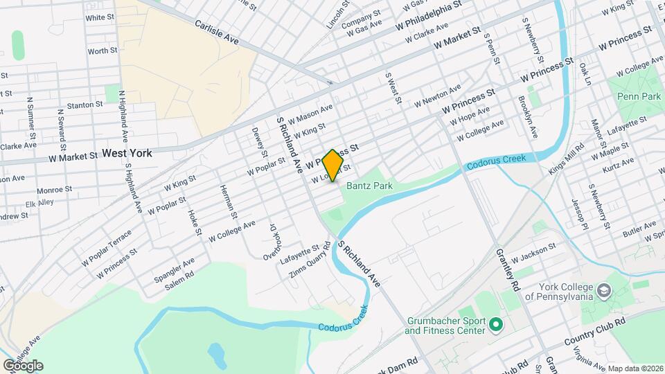 913 W College Ave Mapa y Detalles de la Ubicación