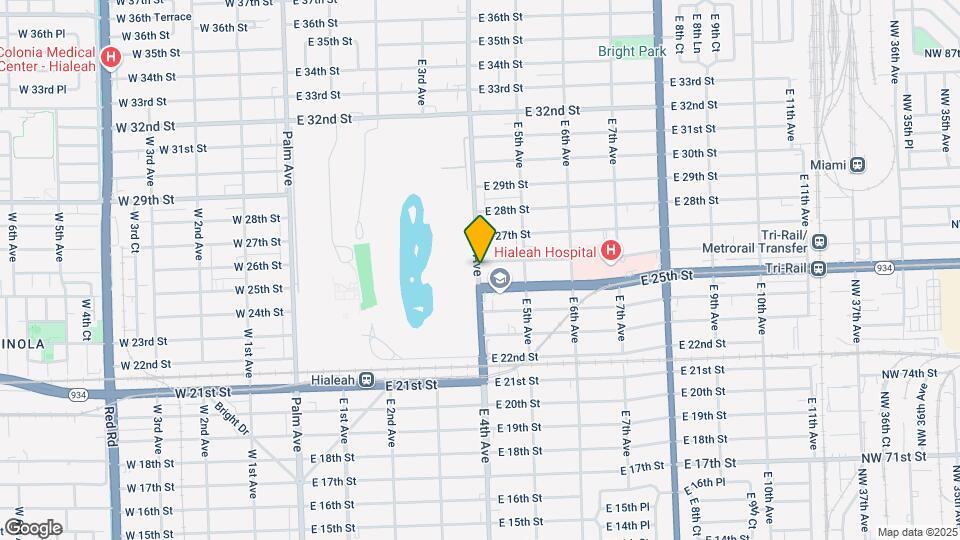 2555 E 4th Ave Mapa y Detalles de la Ubicación