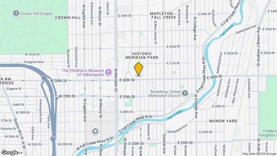 3004 N Delaware St Map and Location Details