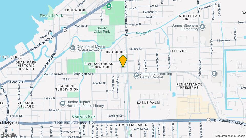 1527 Gardenia Ave Map and Location Details