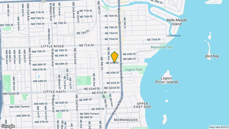 540 NE 67th St Mapa y Detalles de la Ubicación