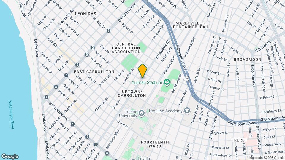 1603 Broadway St Mapa y Detalles de la Ubicación