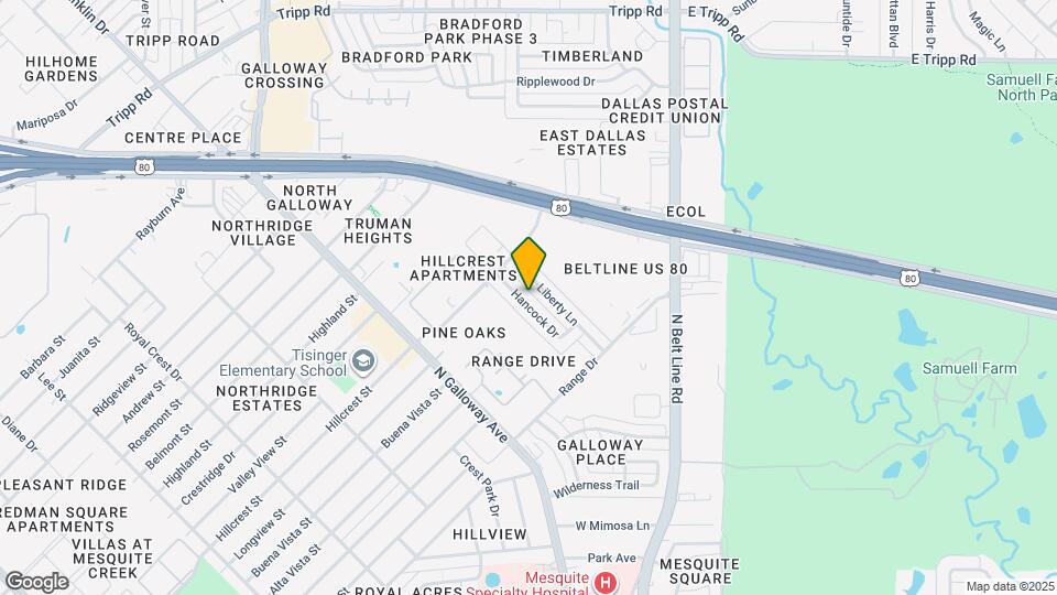 1626 Hancock Dr Map and Location Details