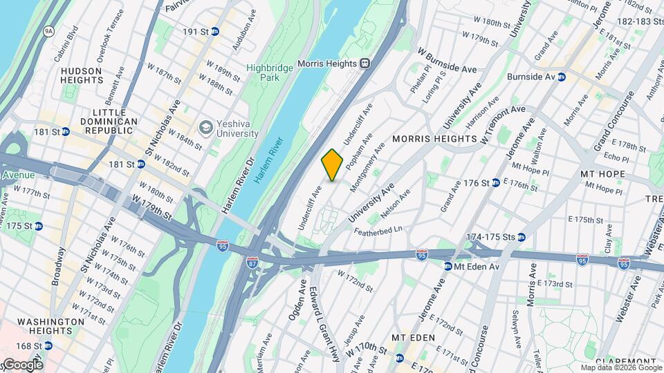 1517 Popham Ave Map and Location Details