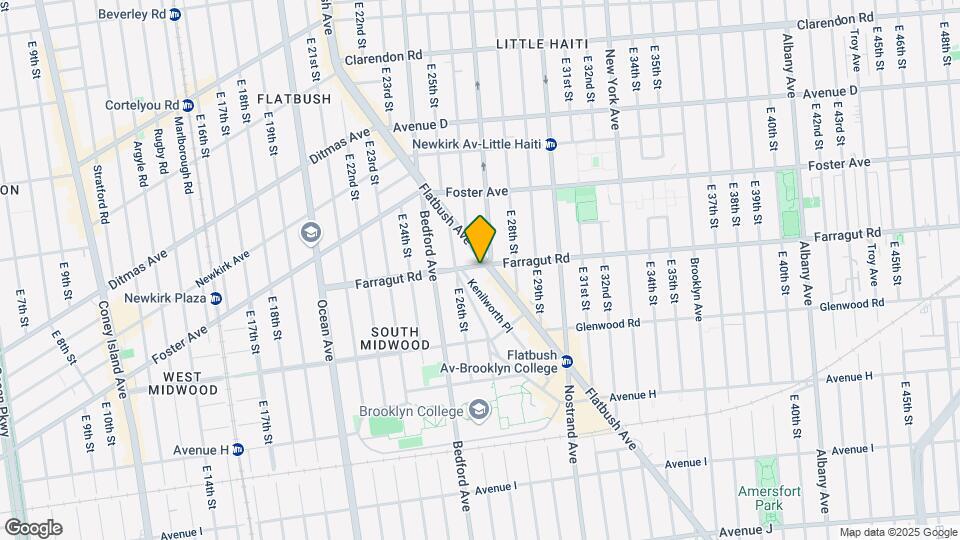 1422 Flatbush Ave Map and Location Details