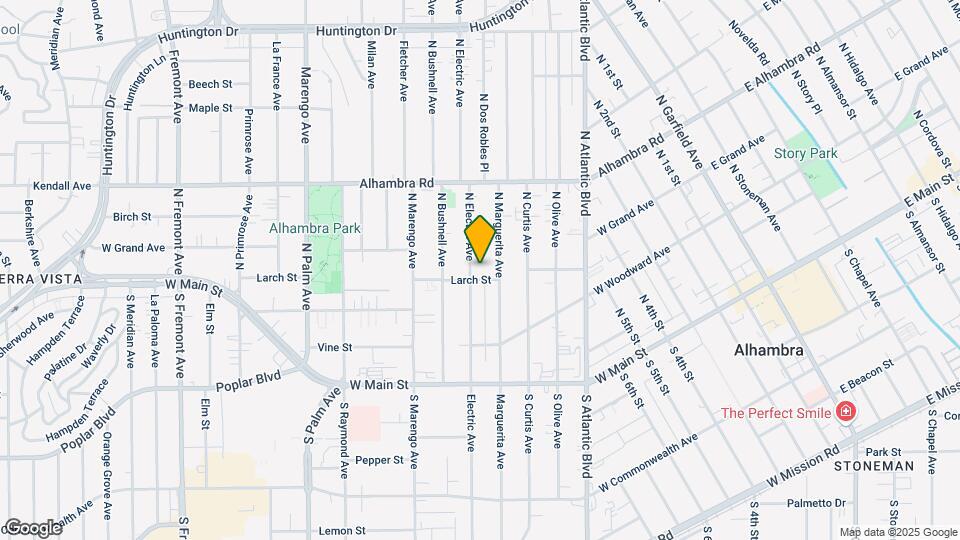 310 N Electric Ave Map and Location Details